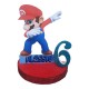 Sagoma Polistirolo Super Mario Bros Personalizzata - Nome e Numero del Festeggiato/a - Altezza 25/30 cm