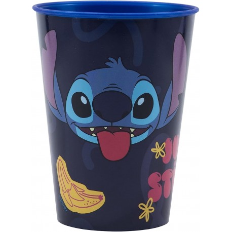 Bicchiere Plastica Lilo Stitch Disney 260 ml Scuole e tempo libero Bambini