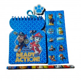 SET CANCELLERIA 5 PEZZI TOPOLINO MICKEY MOUSE DISNEY 2 MATITE HB, 1 GOMMA 1 TEMPERINO 1 RIGHELLO - MIC0293