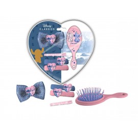 SET ACCESSORI PER CAPELLI STITCH DISNEY 6 PEZZI CERCHIETTO MOLLETTE ELASTICI BAMBINA