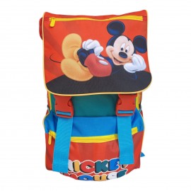 Zaino Estensibile Disney Mickey Mouse Scuola Borsa Tempo Libero CM.41x31x20 Topolino