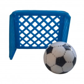 Gadget Compleanno Gioco Mini porta da Calcio con Pallone Colori Assortiti cm 7 idea regalo Feste Bambino