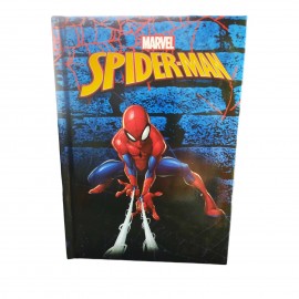 Diario Scuola 10 Spiderman Marvel Fogli a quadretti 20x15x2 cm Diario Uomo Ragno Elementari Bambino