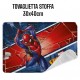 Set Scuola Asilo 5 pz-Spiderman School Pack Completo Zaino-Borraccia Portamerenda Tovaglietta Set Piatti e Bicchiere
