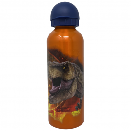 BORRACCIA IN ALLUMINIO DINOSAURI JURASSIC WORLD CON BECCUCCIO E COPERCHIO 500 ML  BAMBINI