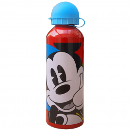 BORRACCIA IN ALLUMINIO MICKEY MOUSE DISNEY TOPOLINO CON BECCUCCIO E COPERCHIO 500 ML BAMBINI