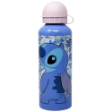 BORRACCIA IN ALLUMINIO LILO & STITCH CON BECCUCCIO E COPERCHIO 500 ML BAMBINA SCUOLA E TEMPO LIBERO