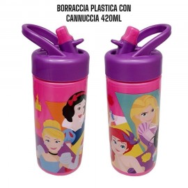 BORRACCIA PRINCIPESSE DISNEY CON BECCUCCIO RIPIEGABILE ML. 410