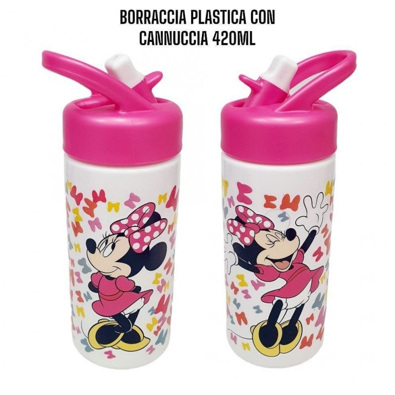 Disney Borraccia rosa per bambine in plastica Principesse