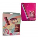 SET DA 3 BRACCIALE CON 18 CIONDOLI  FAI DA TE UNICORNO IDEA REGALO BAMBINA