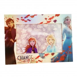 Portafoto Magnetico Disney Frozen Anna Elsa Idea Regalo Bambina 20x15 cm