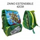 Zaino Scuola Elementari Estensibile Tartarughe Ninja - 41x31x20 cm