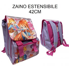 ZAINO ESTENSIBILE MINNIE SCUOLA BORSA TEMPO LIBERO CM.41x31x20 DISNEY