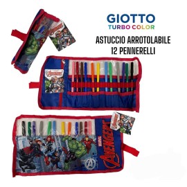 Astuccio Roll C/Matite Disney Principesse Tombolino portapastelli scuola completo