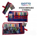 Astuccio Roll C/Matite Disney Principesse Tombolino portapastelli scuola completo