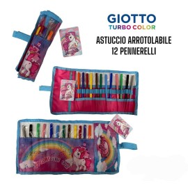 Astuccio Roll C/Matite Disney Principesse Tombolino portapastelli scuola completo