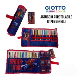 Astuccio Roll C/Matite Disney Principesse Tombolino portapastelli scuola completo