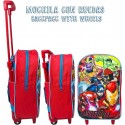 TROLLEY SCUOLA MARVEL AVENGERS SUPER EROI 2 RUOTE MANICO ALLUNGABILE 34 CM