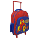Zaino Trolley Asilo Spiderman Marvel 2 Ruote con Manico Allungabile - 30x24x17 cm