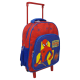 Zaino Asilo Trolley Spiderman Marvel - 2 Ruote, Manico Allungabile - Scuola e Tempo Libero - CM 30