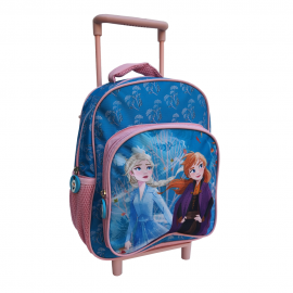 ZAINO TROLLEY SCUOLA ASILO FROZEN ANNA ELSA DISNEY PREMIUM SCUOLA E TEMPO LIBERO CM 34