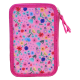 ASTUCCIO SCUOLA UNICORNO DISNEY 3 ZIP/CERNIERE PORTA COLORI CARIOCA CM. 20X13X6