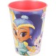 Bicchiere Plastica Shimmer Shine Disney 260 ml Scuole e tempo libero Bambina