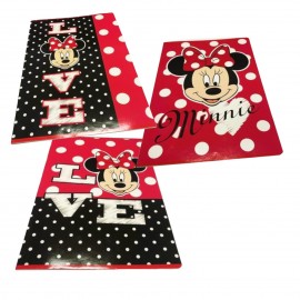 Minnie Disney Maxi Rig.A Quaderno 80gr A4 rigatura -Soggetti Assortiti 10Pz Bambina