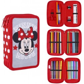 ASTUCCIO SCUOLA PRINCIPESSE DISNEY 3 ZIP/CERNIERE PORTA COLORI GIOTTO TURBOCOLOR