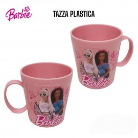 Tazza plastica Barbie Disney 350ml Mug Bambina Scuole e Tempo Libero