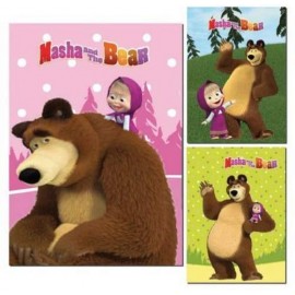 Masha e Orso Disney Maxi Rig.B Quaderno 80gr A4 rigatura -Soggetti Assortiti 10Pz Bambina