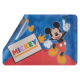 TOVAGLIETTA ALL'AMERICANA DISNEY MICKEY IN PLASTICA MORBIDA ANTISCIVOLO RIPIEGABILE LAVABILE DA COLAZIONE PRANZO CM.44X30