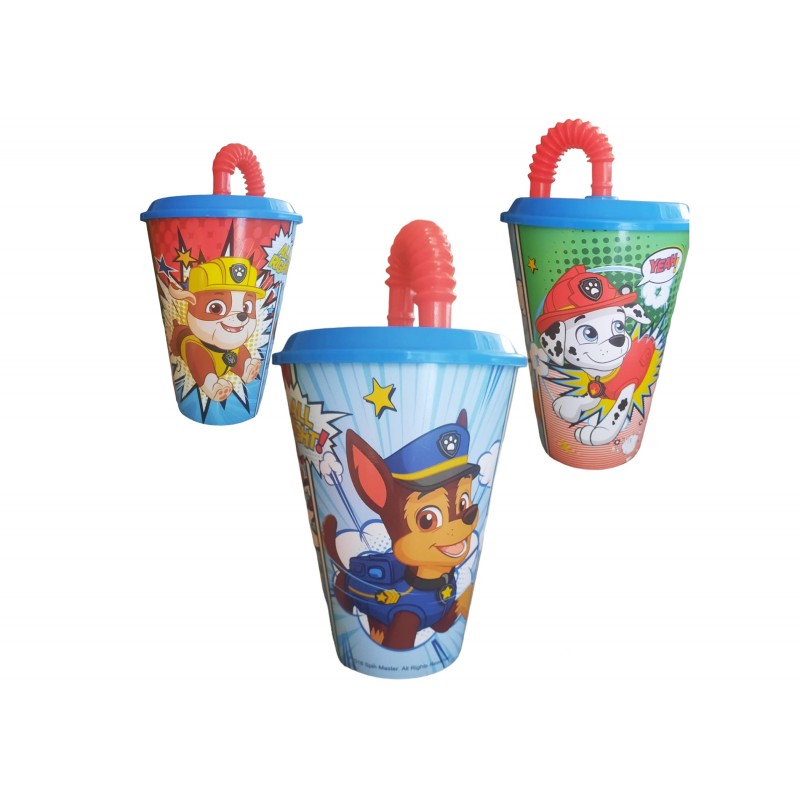 bicchiere-con-cannuccia-paw-patrol-disney-in-plastica