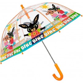 OMBRELLO CAMPANA TRASPARENTE MINNIE MOUSE DISNEY BAMBINA