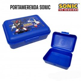 Sonic Lunch Box scatola colazione porta Pranzo Merneda Sandwich scuola Disney 17x14x6 cm