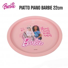 DISNEY PIATTO PIANO BARBIE MICRONDE SCUOLA E TEMPO LIBERO BAMBINA CM 22