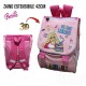 Zaino Scuola Barbie Estensibile Scuola ELEMENTARE CM. 40X29X27