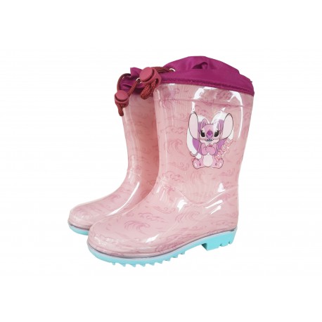 stivaletti gomma 26 antiscivolo lilo stitch rosa disney