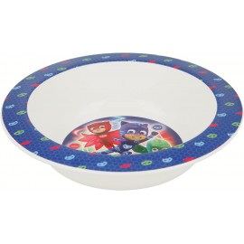 PIATTO PIANO PJMASKS IN PLASTICA MICROONDE DIAMETRO CM. 22