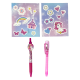Disney Frozen Diario Segreto con Penna Magica Adesivi e Penna con Clip Anna Elsa