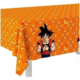 Tovaglia Plastificata Dragon Ball 120x180 Feste e Compleanni Tavola Bambino