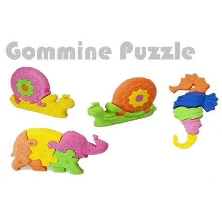Gomma da cancellare per matite a forma di Lumache colorate Scuola Regalini fine Festa