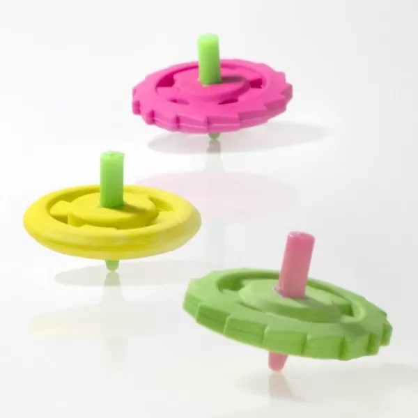 Trottola in Plastica Personalizzata Ideale come Gadget Feste Compleanno,  Eventi per Bambini