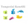 TEMPERINI FANTASIE ASS 4X3 REGALINI FESTA GADGET COMPLEANNO PARTY BAMBINI 30pz