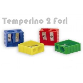 TEMPERINO 2 FORI PLASTICA CM.3 REGALINI FESTA GADGET COMPLEANNO PARTY BAMBINI 30pz