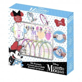 Set di gioielli alla moda, Minnie Set di cerchietti Disney Minnie da 246 pezzi idea reagalo Bambina