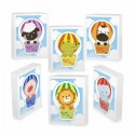 GOMMINA ANIMALI IN MONGOLFIERA REGALINI FESTA GADGET COMPLEANNO PARTY BAMBINI