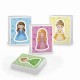 30PZ-GOMMINA LITTLE PRINCESS REGALINI FESTA GADGET COMPLEANNO PARTY BAMBINI