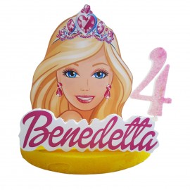 Sagoma in Polistirolo Personalizzata Barbie - Il Regalo Perfetto per Feste di Compleanno, Nascita e Battesimo!