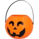 Zucca per Halloween con luce e suono, sacchetto di plastica, decorazione di Halloween Dolcetto Scherzetto